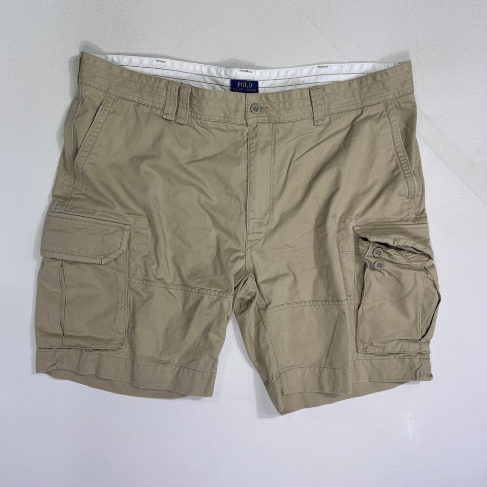 Polo Ralph Lauren Mens 46x10 Cargo Shorts Cotton Classic Fit Hiking Summer